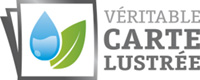 Carte lustrée véritable