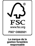 Logo certification FSC<sup>®</sup>