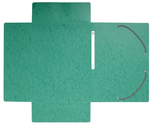 Chemise à élastiques Maxi capacity carte lustrée 425gm² - A4 - Vert 17103H
