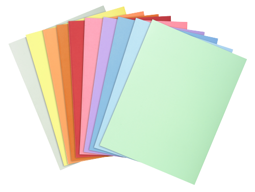 Paquet 100 chemises SUPER 210 - 24x32cm - Couleurs assorties 330000E