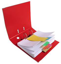Paquet 100 fiches intercalaires trapézoïdales unies perforées Forever - 105x240mm - Couleurs assorties 13595E