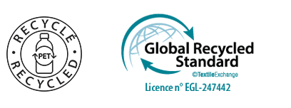 Logos Global Recycled Standard et Recycled PET