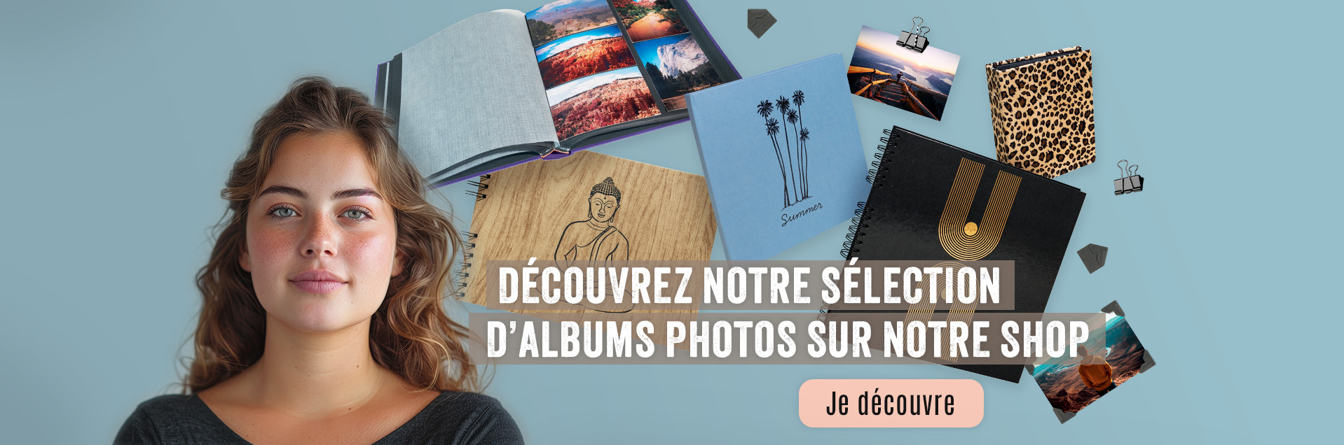 Découvrez notre sélection d'albums photos sur notre shop